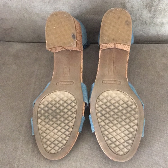 Aerosoles Heelrest blue Sandals - Picture 3 of 7